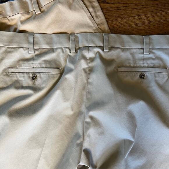 Brooks Brothers Lightweight Advantage Chino Milano Fit Mens 42x30 Tan LOT OF 2 - Picture 11 of 12